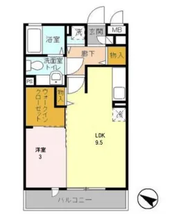 フローラ【3階】の間取り