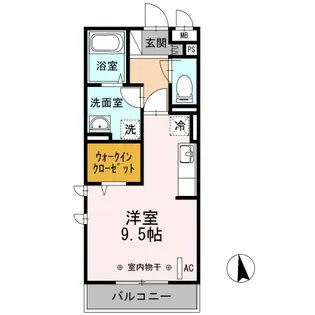 エスポアⅡ【3階】の間取り