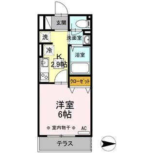 グローリー湘南Ⅱ【1階】の間取り