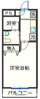 コスモタウン相模原【4階】の間取り