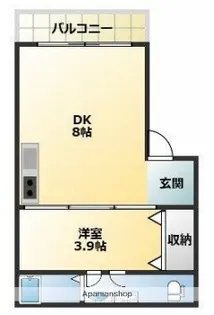 リバーサイド【2階】の間取り