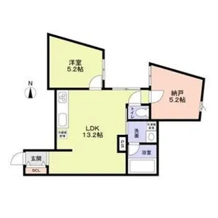 SOUTHERN VILLAGE I【1階】の間取り