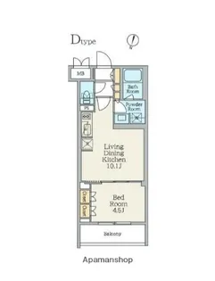 クレストコート池上六丁目【1階】の間取り
