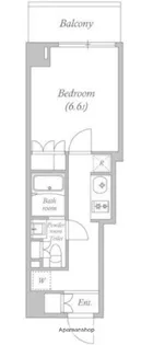 ラクレイス横濱関内【5階】の間取り