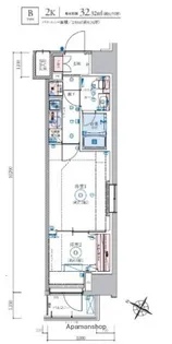 リヴシティ横濱関内参番館【3階】の間取り