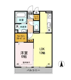 アルページュ大森 C棟【2階】の間取り