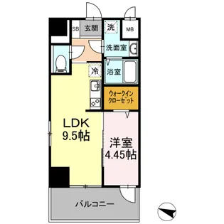 GRAN CRAB【4階】の間取り