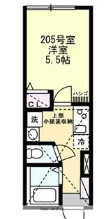 ベイルーム湘南台【2階】の間取り