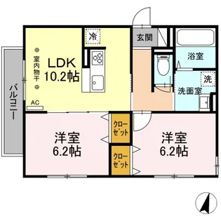 セッテ【3階】の間取り