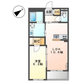 N’ S ARK(エヌズアーク)【2階】の間取り