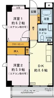 サンリーフ保土ヶ谷【3階】の間取り