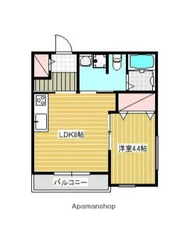 PAW TSUJIDO【2階】の間取り