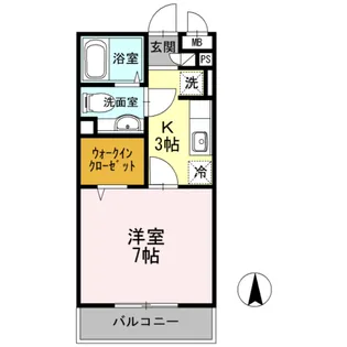 コモド元住吉【3階】の間取り