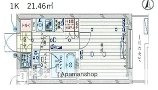 ルーブル武蔵新城弐番館【5階】の間取り