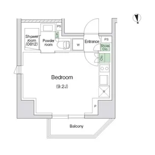 スタイリオ川崎【6階】の間取り