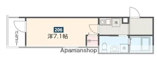 MELDIA相模大野【2階】の間取り