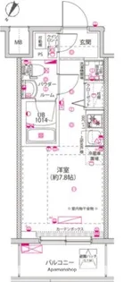 クラリッサ横浜シエル【8階】の間取り
