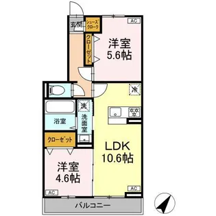 アニバーサリー【2階】の間取り