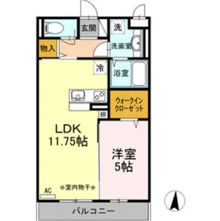 ベルウッド【2階】の間取り