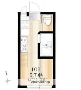 AZESTーRENT羽田Ⅸ【1階】の間取り
