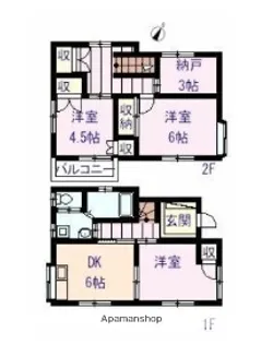 神奈川県三浦市初声町和田【一戸建】の間取り