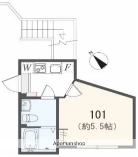 アザーレ・ソーニョ座間【1階】の間取り