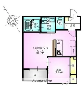 REGALEST 藤沢【1階】の間取り
