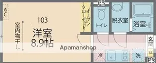 カインドネス大和桜ヶ丘Ⅱ【2階】の間取り