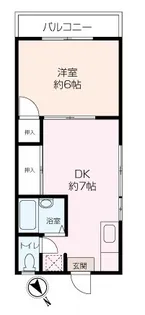 エステートピア馬堀【2階】の間取り