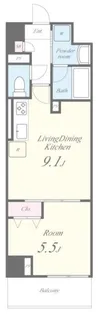 VILLA BLANCHE【3階】の間取り