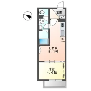 グラン ジャルダン【3階】の間取り
