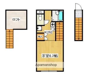 ヴィラ・メゾン鶴川【2階】の間取り