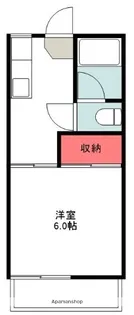 ハイツ伊藤【1階】の間取り