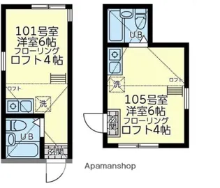 ユナイト上大岡アルフェッタの杜【1階】の間取り