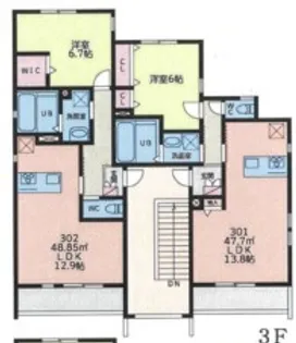 金沢区六浦2丁目計画【3階】の間取り