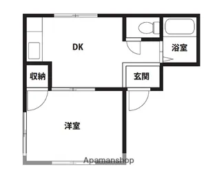 リシェス南栗原【2階】の間取り