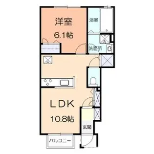 シェモア【102号室】の間取り