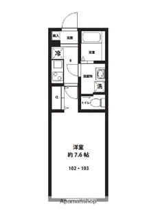 ブランシェつきみ野【1階】の間取り