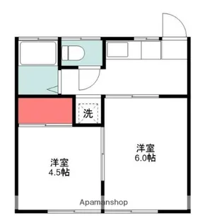 ジュノル横須賀【1階】の間取り
