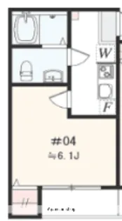 アザーレ・パッシオ本厚木B【1階】の間取り