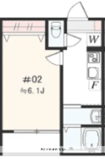 アザーレ・パッシオ本厚木B【2階】の間取り