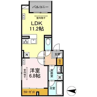 ボアブロンシュ深見【3階】の間取り