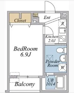 カサデルソルⅥ【2階】の間取り