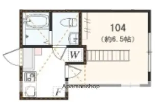 アザーレ・キュリオス中央林間【1階】の間取り