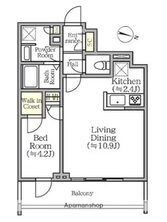 CREALPREMIER西馬込【3階】の間取り