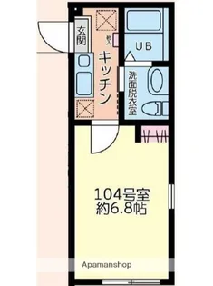 オリーブ藤沢【1階】の間取り