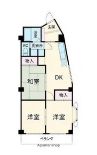 オーク二葉ビル【3階】の間取り