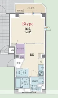 神奈川県横浜市西区中央1丁目【マンション】の間取り
