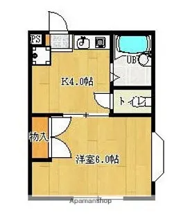 コスモ南太田【1階】の間取り