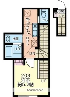 ブルームタウン【2階】の間取り